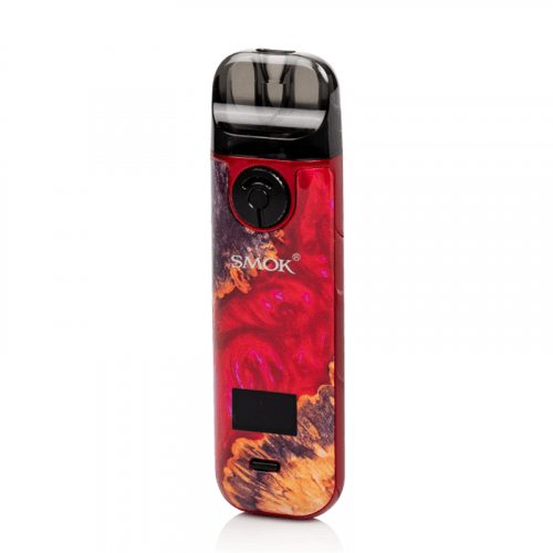 smok novo 4 pod system red stabilizing wood