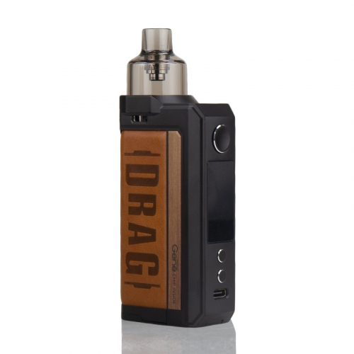 voopoo drag max 177w pod mod it vintage brown