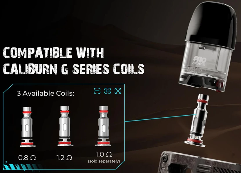 CALIBURN TENET KOKO POD KIT 4 Uwell Caliburn Tenet KOKO Pod Kit Coil Compatible