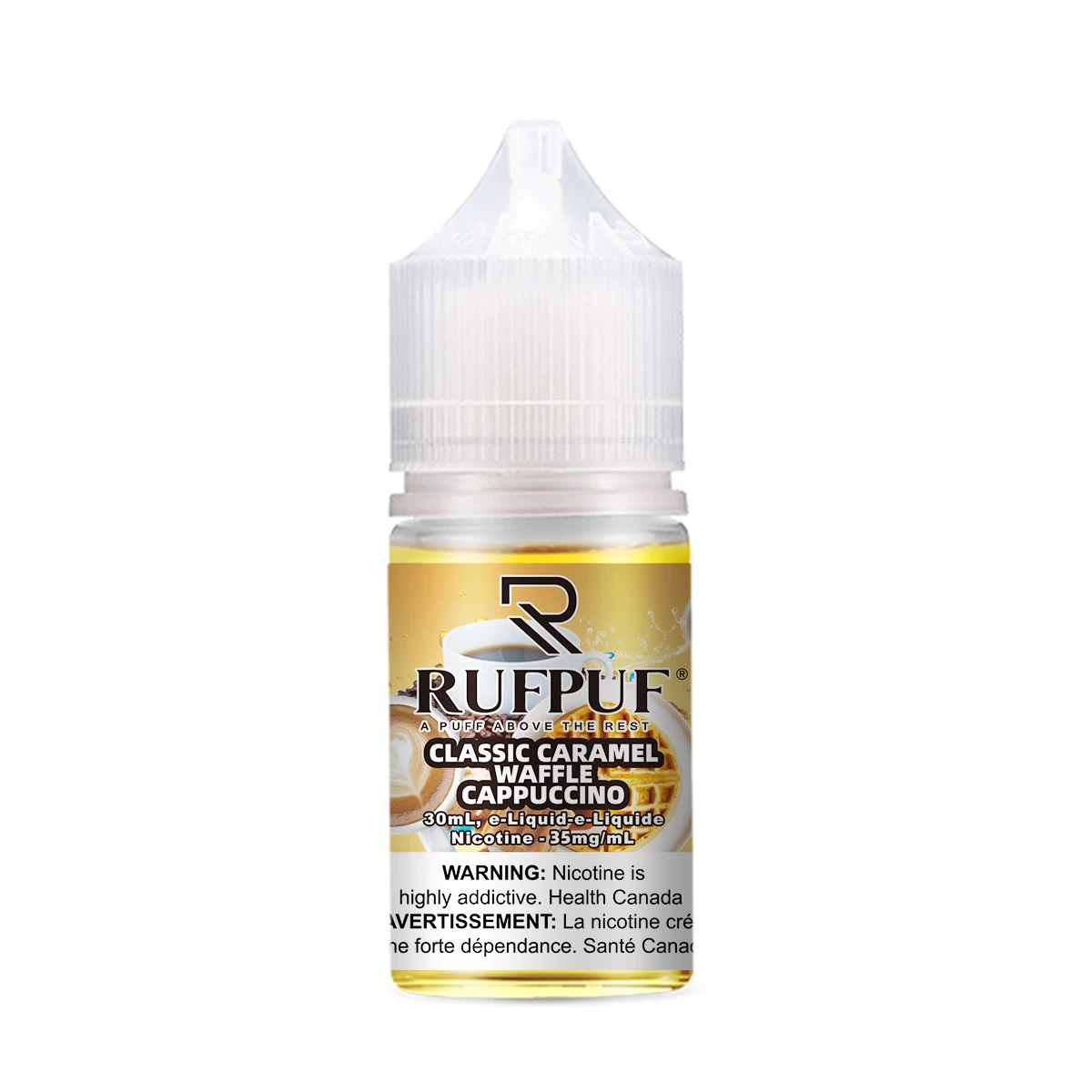 RufPuf Classic Caramel Waffle Cappuccino Ice Nic Salt – 30ml