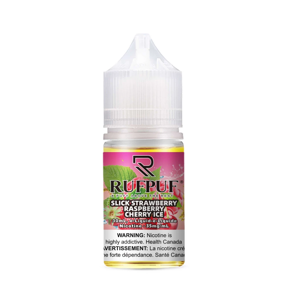 RufPuf Slick Strawberry Raspberry Cherry Ice 30ml 1 Rufpuf nic salt price in Pakistan