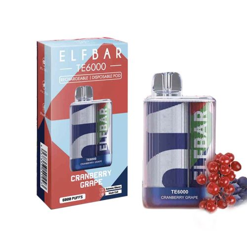 Cranberry Grape Elf Bar TE6000