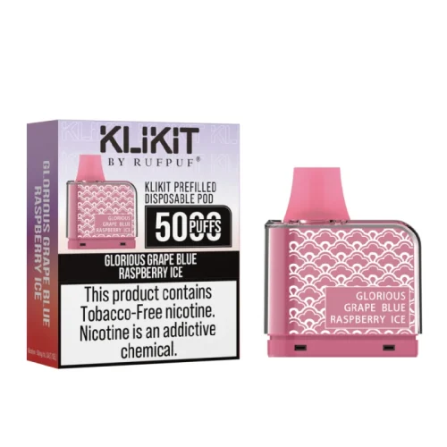 klikit glorious grape blue raspberry ice 5000puff with box 800x800 1