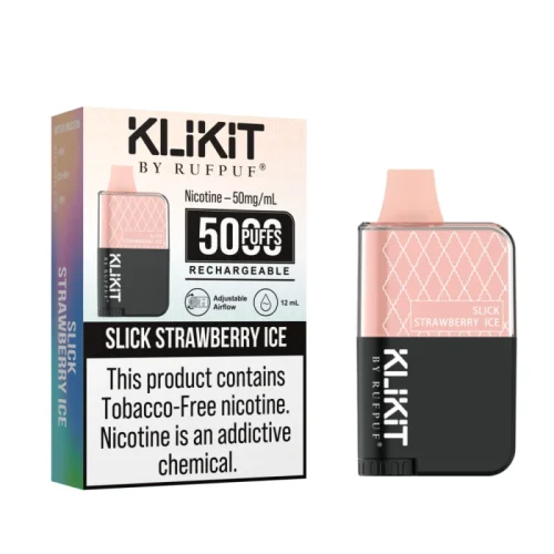 klikit slick strawberry ice disposable 5000 puff 50mg with box 800x800 1