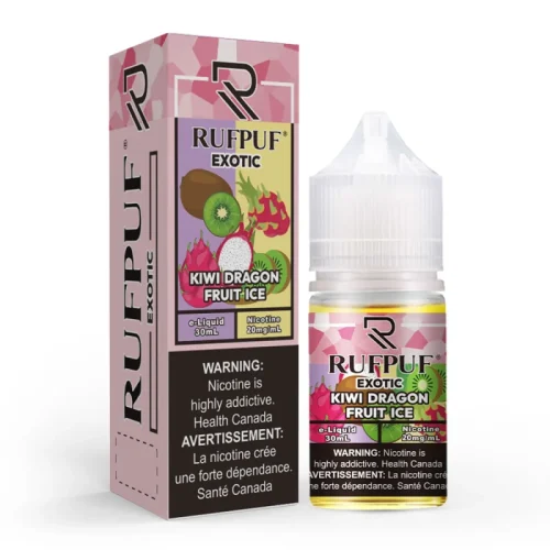 RufPuf Exotic Kiwi Dragon Fruit Ice Nic Salt 30ml