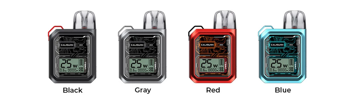 Uwell Caliburn GK3 Pod System 900mAh 25W 1 Caliburn GK3 Pod Kit 11