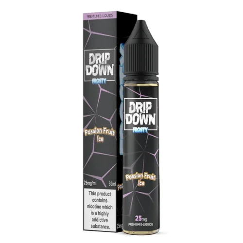 Drip down frosty passion fruit ice 25mg box bottle 700x700 1