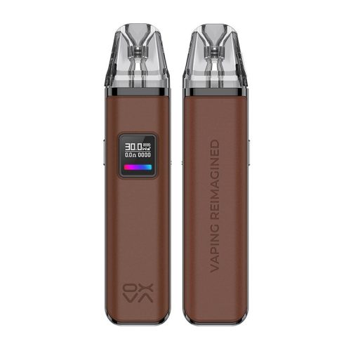 oxva xlim pro pod brown leather