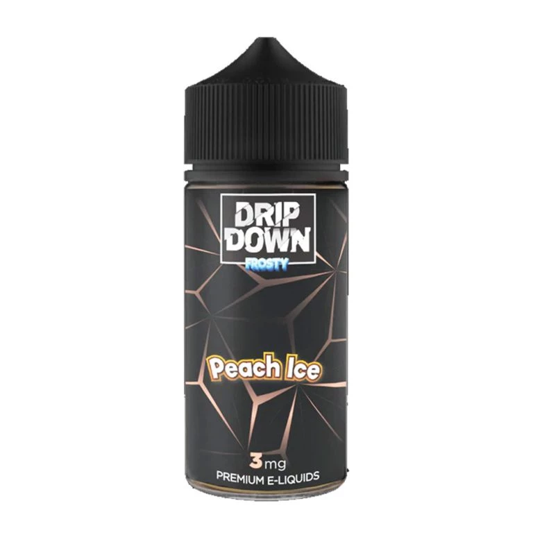 Drip Down E Liquids – Frosty Peach Ice 100ml