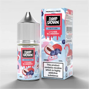 Drip Down Lychee Blueberry Ice - Edition Series Nic Salt 30ml 1 drip down nic salt