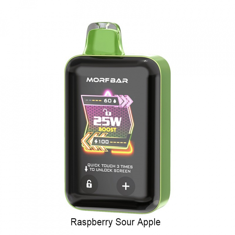 MORF BAR DISP 20000 5CT - RASPBERRY SOUR APPLE