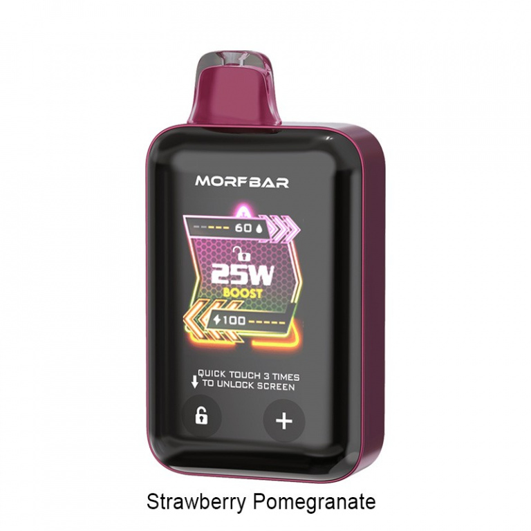 MORF BAR DISP 20000 5CT - STRAWBERRY POMEGRANATE