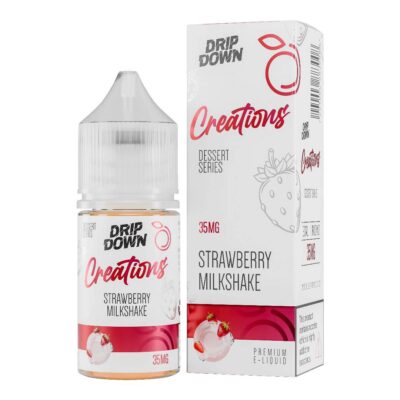 Drip Down Strawberry Milkshake
