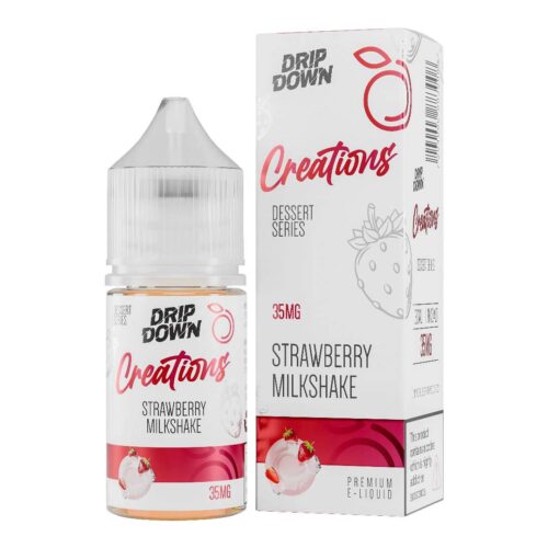 Drip Down Strawberry Milkshake