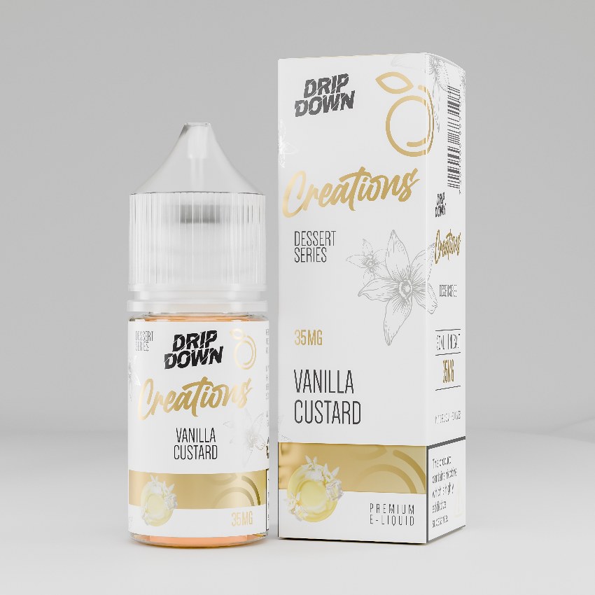 Drip Down Vanilla Custard - Dessert Series Nic Salt 30ML