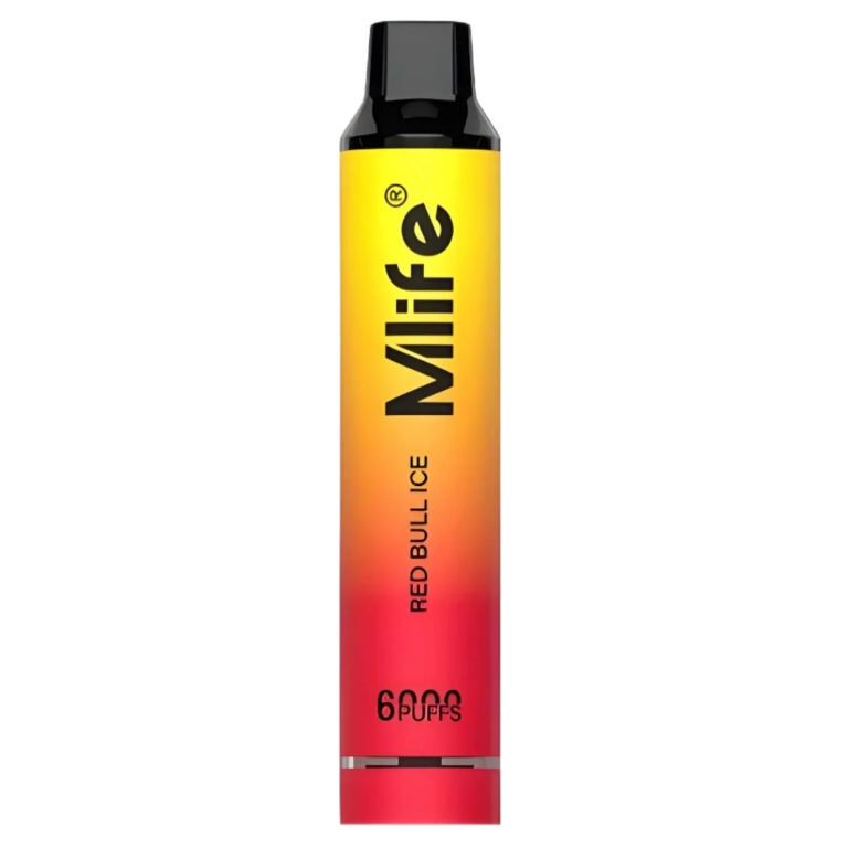 red bull disposable vape Mlife Disposable Redbull Ice 50mg 6000 Puffs
