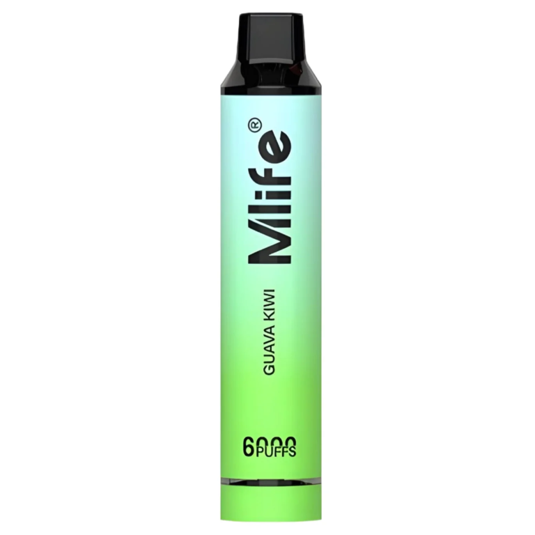 Mlife Disposable Vape - Refreshing Guava Kiwi 50mg 6000 Puffs