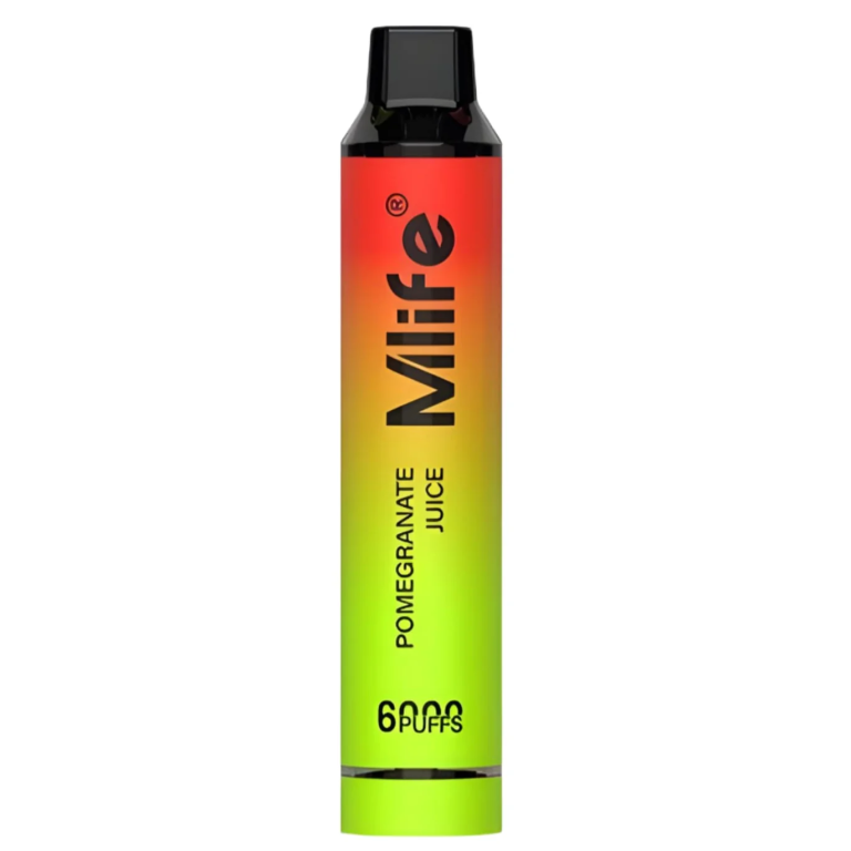 Mlife Disposable Vape - Refreshing Pomegranate Juice 50mg 6000 Puffs