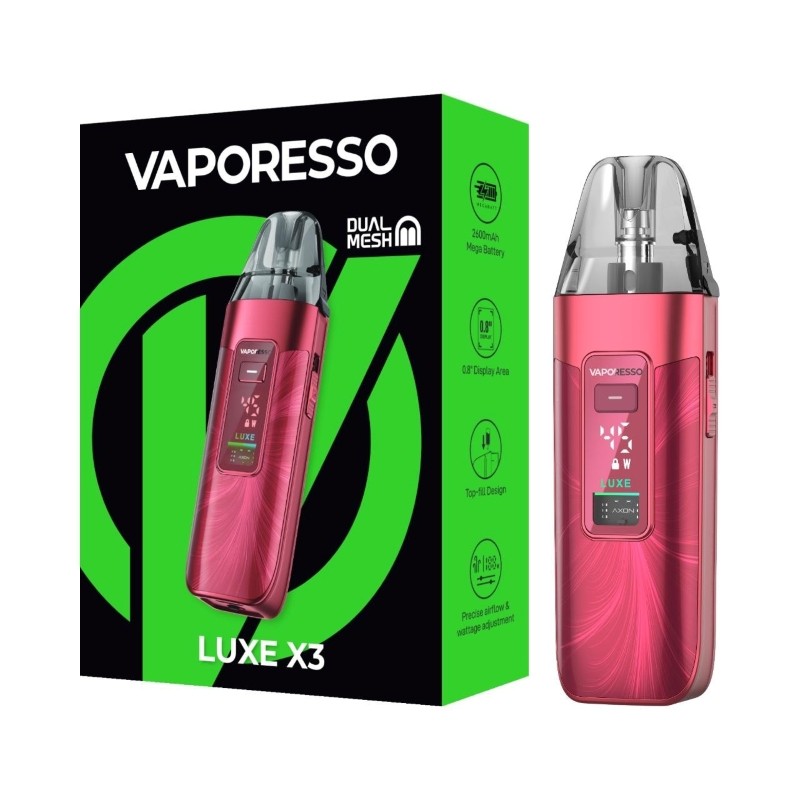 vaporesso-luxe-x3-sheer-red vaporesso luxe x3 sheer red